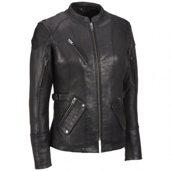 Ladies Biker Leather Jacket